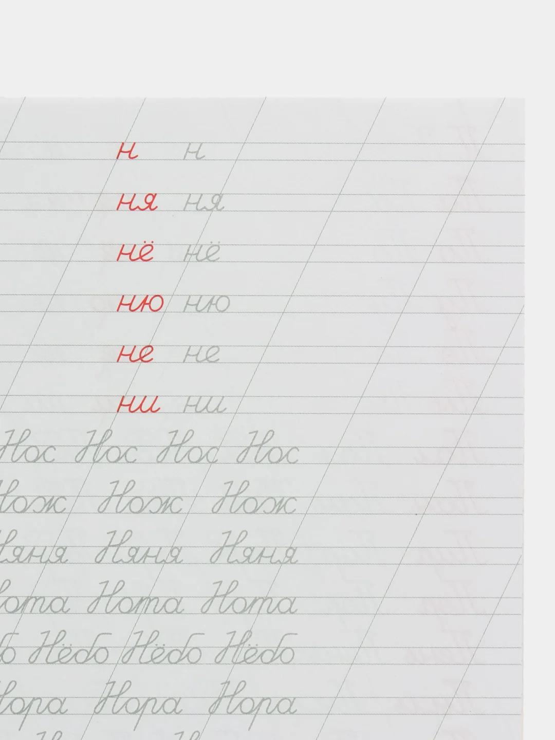 Лайм прописи каллиграфические "Аниме" 195х276 мм. 16 стр. Проф-Пресс