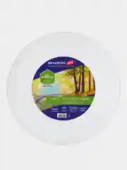 Холст на картоне BRAUBERG ART CLASSIC, круглый, 40 см, 280 г/м2, грунтованный, хлопок