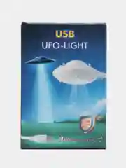LED светильник гибкий НЛО/ USB фонарь гибкий UFO/ светодиодный ночник летающая тарелка