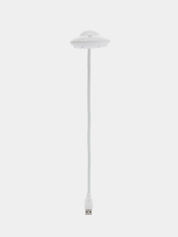 LED светильник гибкий НЛО/ USB фонарь гибкий UFO/ светодиодный ночник летающая тарелка