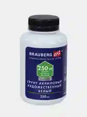Грунт акриловый BRAUBERG ART CLASSIC, белый, 250 мл