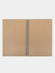 Скетчбук BRAUBERG ART, крафт бумага, 80 г/м2, 145х205 мм, 60 листов