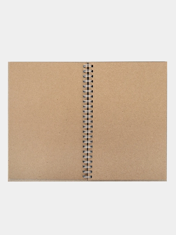 Скетчбук BRAUBERG ART, крафт бумага, 80 г/м2, 145х205 мм, 60 листов