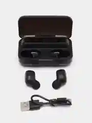 Черный беспроводные Bluetooth-наушники TWS F9, с Power Bank