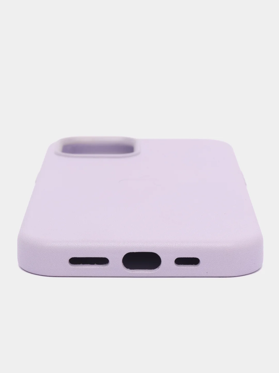 Розовый кожаный чехол Leather Case MagSafe на iPhone 12/ 12 Pro / 13 Pro / 13 Pro Max