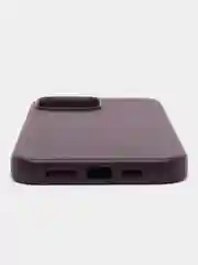Фиолетовый кожаный чехол Leather Case MagSafe на iPhone 12/ 12 Pro / 13 Pro / 13 Pro Max