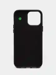 Черный кожаный чехол Leather Case MagSafe на iPhone 12/ 12 Pro / 13 Pro / 13 Pro Max