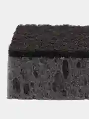 Губки для мытья посуды, черные, 10 штук