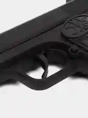 Желтый металлический пневматический страйкбольный пистолет с глушителем, железный