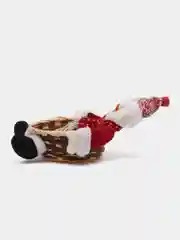 Алый рождественская корзина для конфет
