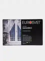 Белый гирлянда штора-занавес, 2 х 3 м, кабель 3 м