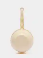 Бежевый ковш круглый с ручкой, 2 л