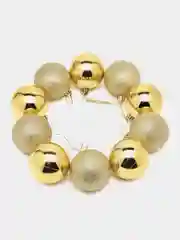 Золотой набор елочных игрушек