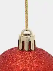 Красный набор елочных игрушек