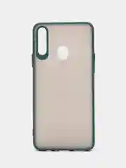 Зеленый чехол противоударный матовый для Samsung A20S