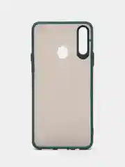 Зеленый чехол противоударный матовый для Samsung A20S