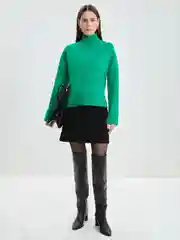 Черный юбка женская Zarina трапеция