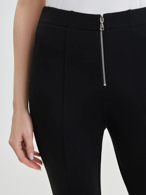 Черный брюки женские Zarina из трикотажа