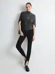 Черный брюки женские Zarina из трикотажа