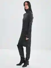 Черный платье женское Zarina вязаное