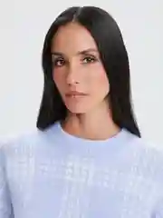 Сиреневый джемпер женский Zarina вязаный