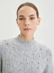 Серый платье женское Zarina мини