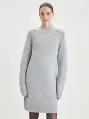 Серый платье женское Zarina мини