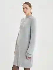 Серый платье женское Zarina мини