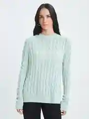 Белый джемпер женский Zarina вязаный