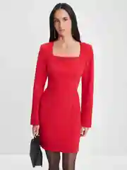 Красный платье женское Zarina с вырезом