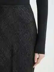 Черный юбка женская Zarina с принтом