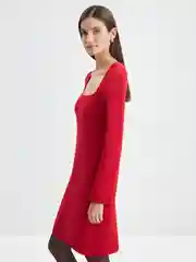 Красный платье женское Zarina с вырезом