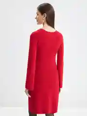 Красный платье женское Zarina с вырезом