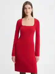 Красный платье женское Zarina с вырезом