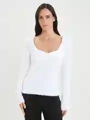 Белый джемпер женский Zarina
