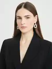 Черный жакет женский Zarina удлиненный