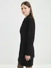 Черный жакет женский Zarina удлиненный