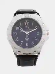 Темно-синий часы мужские, кварцевые, в подарочной упаковке