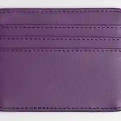 Фиолетовый картхолдер из экокожи, 4 кармана