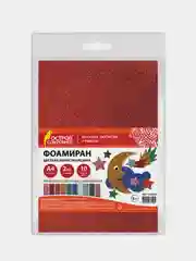 Пористая резина/фоамиран Остров сокровищ, А4, 2 мм, 10 листов, 10 цветов, яркие цвета