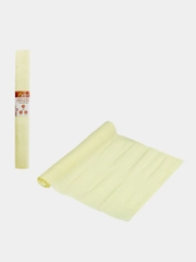 Бумага гофрированная/креповая Остров сокровищ, 110 г/м2, 50х250 см, лимонная, в рулоне