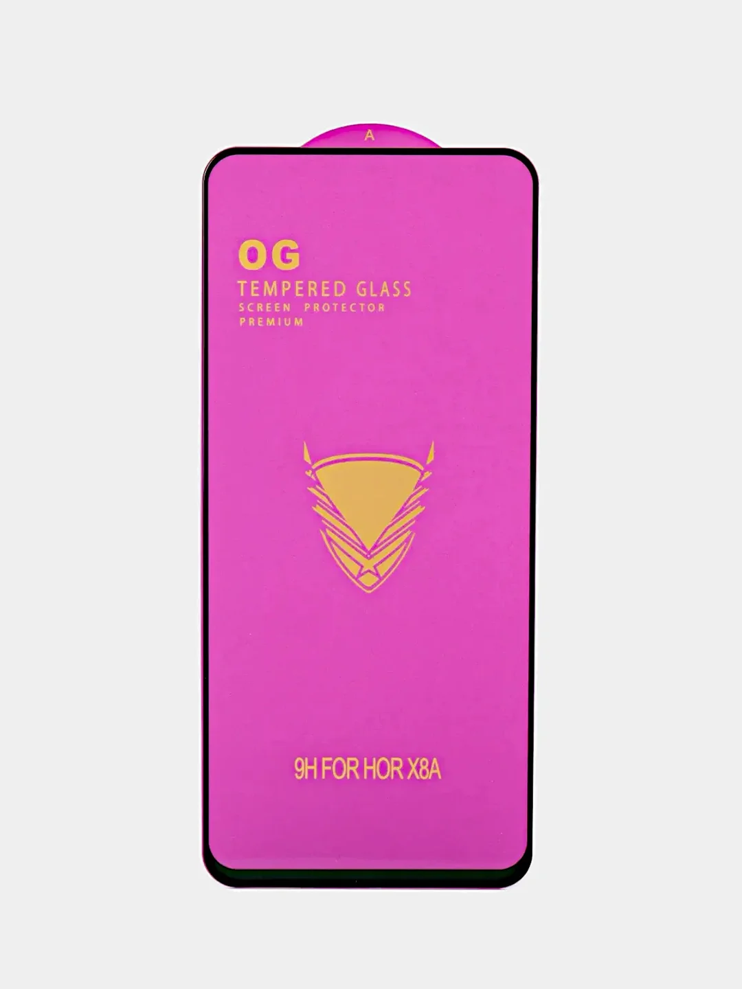 Черный защитное стекло OG Honor X8 / X8A / Nova Y90, Хонор Х8 / Х8А / Нова У90