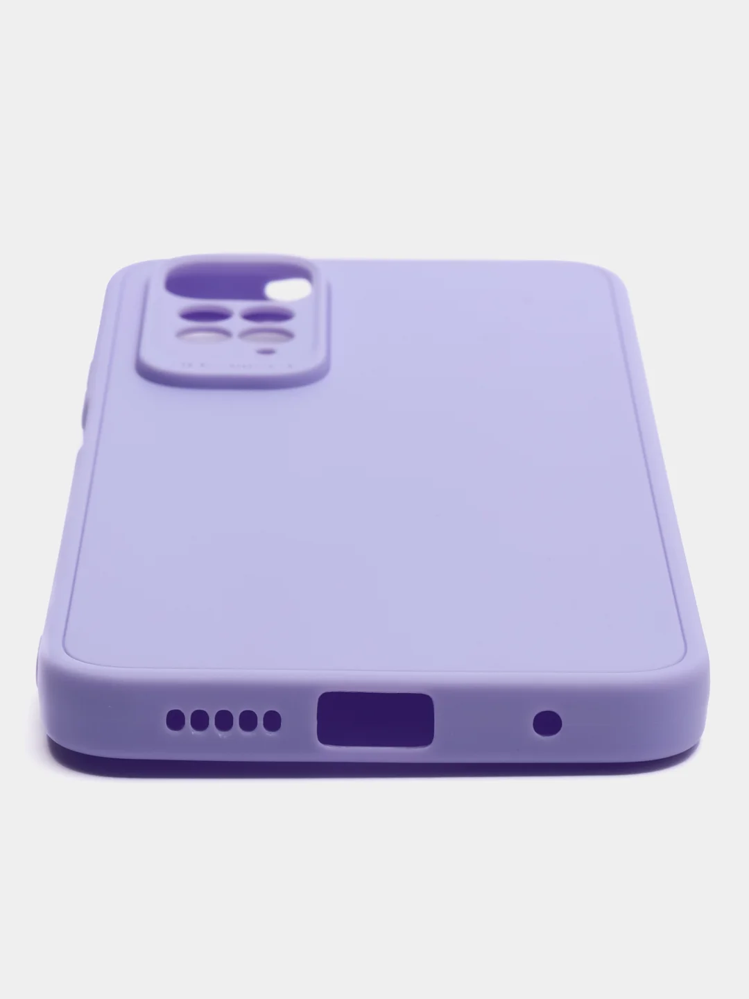 Лавандовый чехол силиконовый, матовый, для Xiaomi Redmi Note 11 4G, Redmi Note 11S, Редми Нот 11С