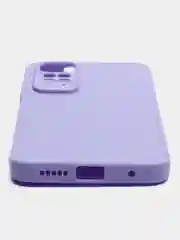 Лавандовый чехол силиконовый, матовый, для Xiaomi Redmi Note 11 4G, Redmi Note 11S, Редми Нот 11С