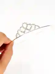 Молочный диадема Корона / Ободок Корона / Диадема / Украшение на волосы / Корона на волосы