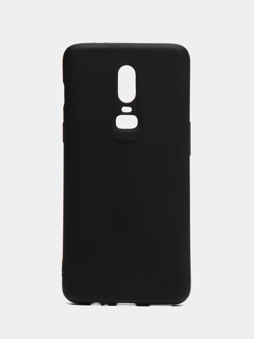Угольный чехол OnePlus 6 черный, силиконовый