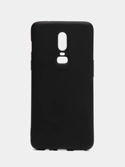 Чехол OnePlus 6 черный, силиконовый