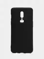 Угольный чехол OnePlus 6 черный, силиконовый