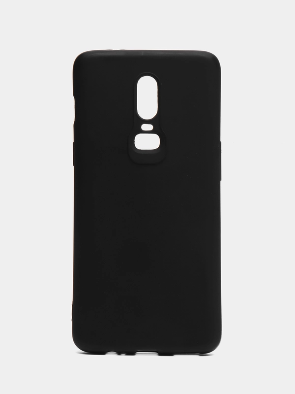 Чехол OnePlus 6 черный, силиконовый