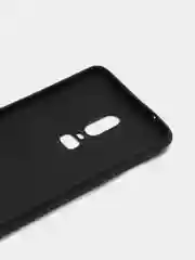 Угольный чехол OnePlus 6 черный, силиконовый